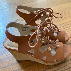 Wedge Lace Up Sandals